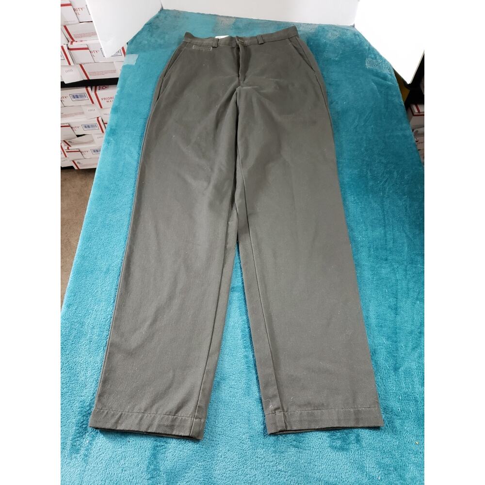 Dockers Pants Size 6 Womens Green Mid Rise Cotton Khakis Ladies Straight NWT